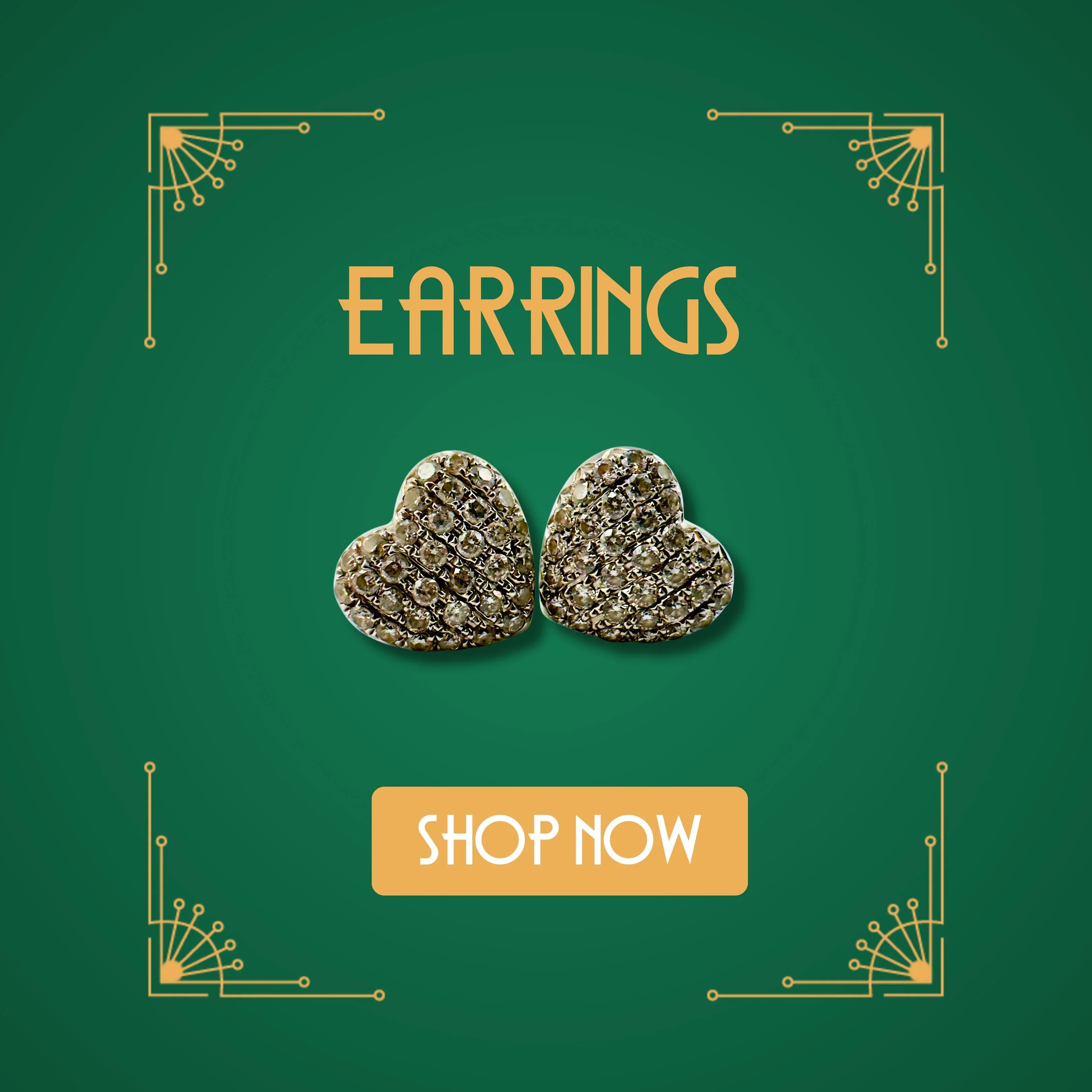 Antique, Vintage and Preloved Earrings in Gold, Silver and Platinum