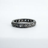 Antique Platinum Old Cut Diamond Full Eternity Band / Ring 950 Size J