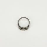 Vintage Platinum 1.60ct Diamond Trilogy Ring 950 Size L