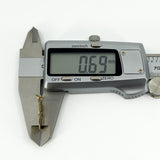 Vintage 9ct Rose Gold Engraved Pentagram / Pentacle Pendant 375 (Birm 1973)