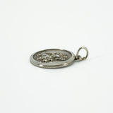 Large Vintage 1969 Sterling Silver St. Christopher Pendant 925 by Georg Jensen
