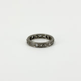 Antique Platinum Old Cut Diamond Full Eternity Band / Ring 950 Size J
