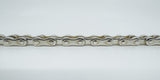 Unusual Sterling Silver Chunky Biker Chain Links 9" Bracelet 925 Heavy 73g