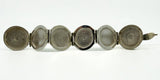 Vintage Sterling Silver Chunky Orb Photo Locket 925