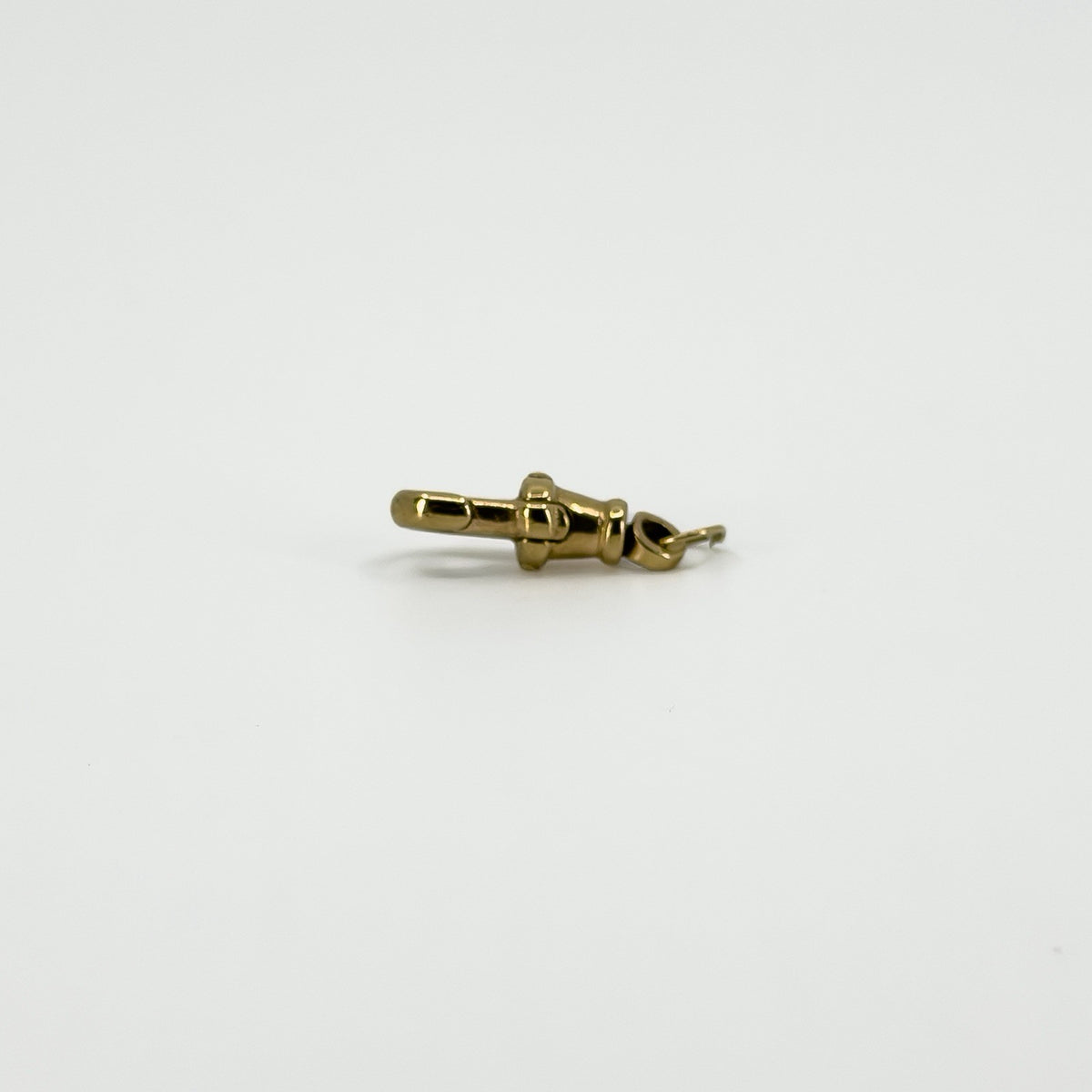 Vintage 9ct Gold Swivel Dog Clip & Hoop 375