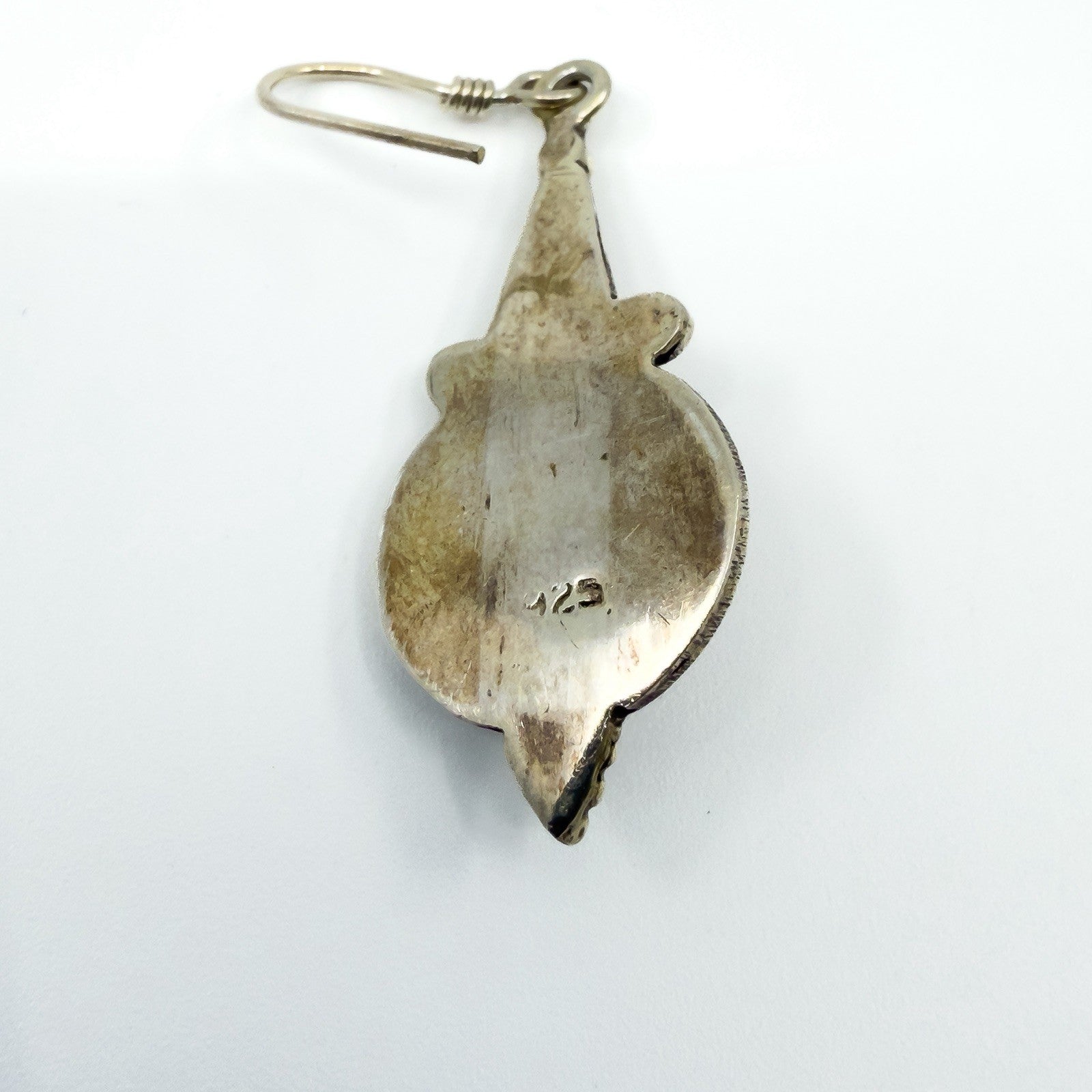Sterling Silver Orante Dangly Earrings 925
