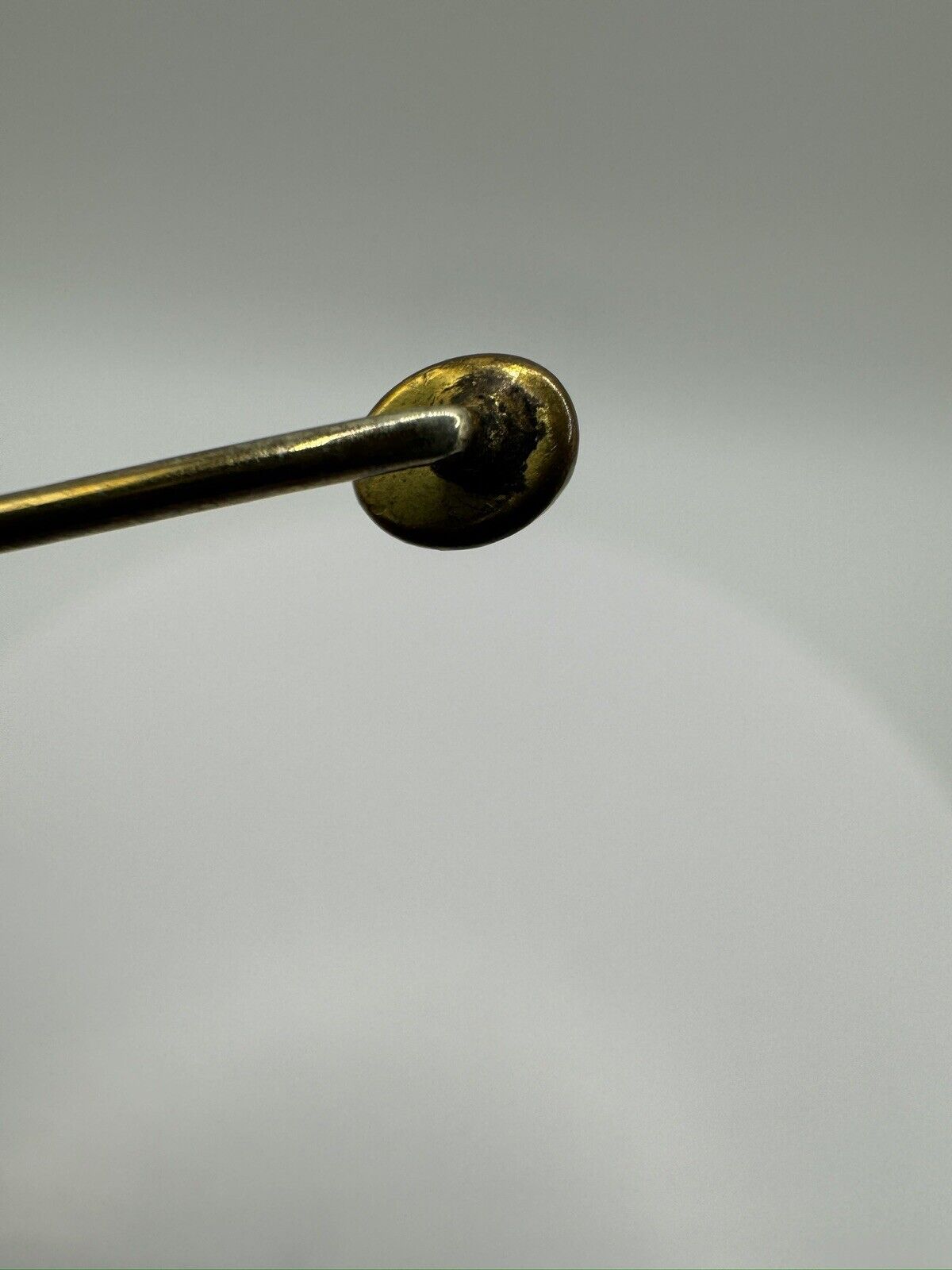 Antique Vintage Turquoise Gold Plated Stick Pin
