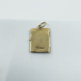 Vintage 9ct Gold Travel Passport Pendant/ Charm 375 Articulated