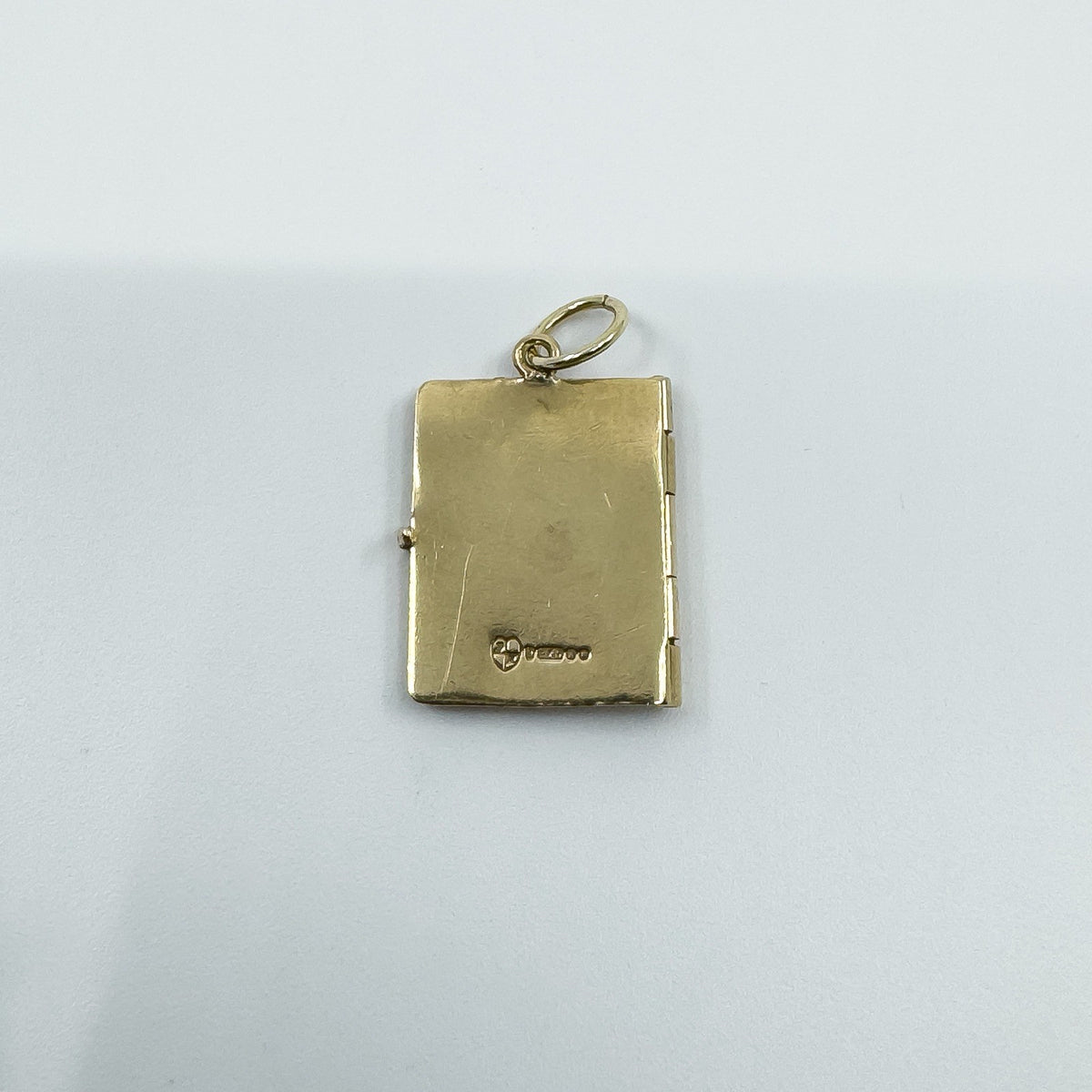Vintage 9ct Gold Travel Passport Pendant/ Charm 375 Articulated