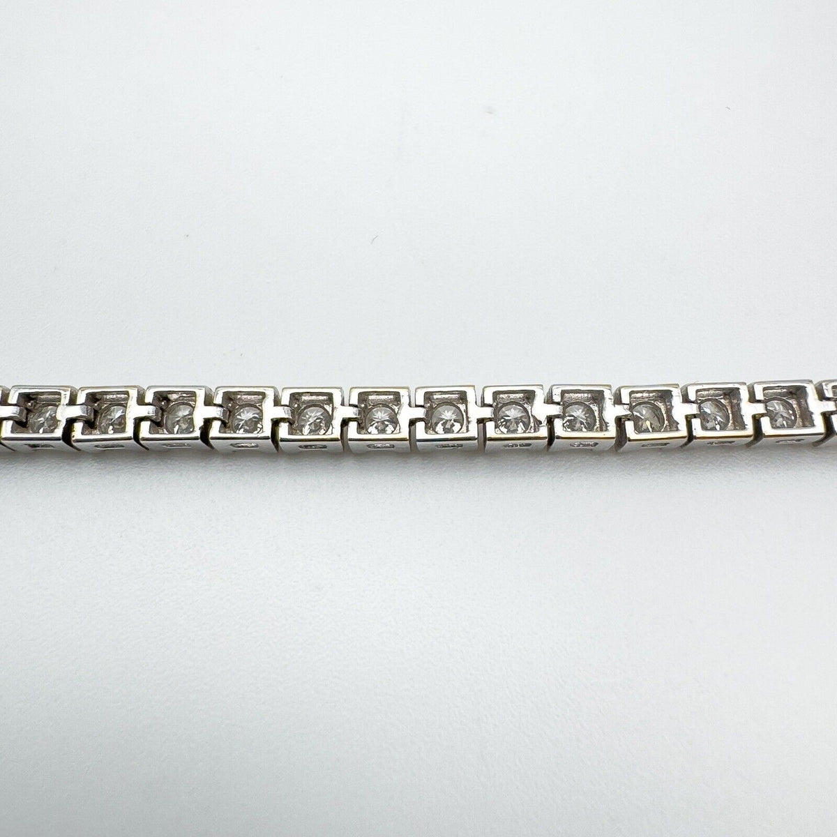 18ct White Gold 4.50ct Diamond Line Tennis Bracelet