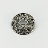 Large Vintage Sterling Silver Celtic Brooch 925 by Malcolm Gray