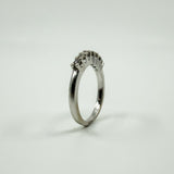 14ct White Gold 0.35ct Diamond Band / Ring 585 Size L Wedding Eternity