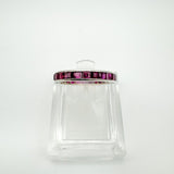 Vintage Antique Art Deco Platinum 1.6ct Ruby Full Eternity Band Ring Size K - L