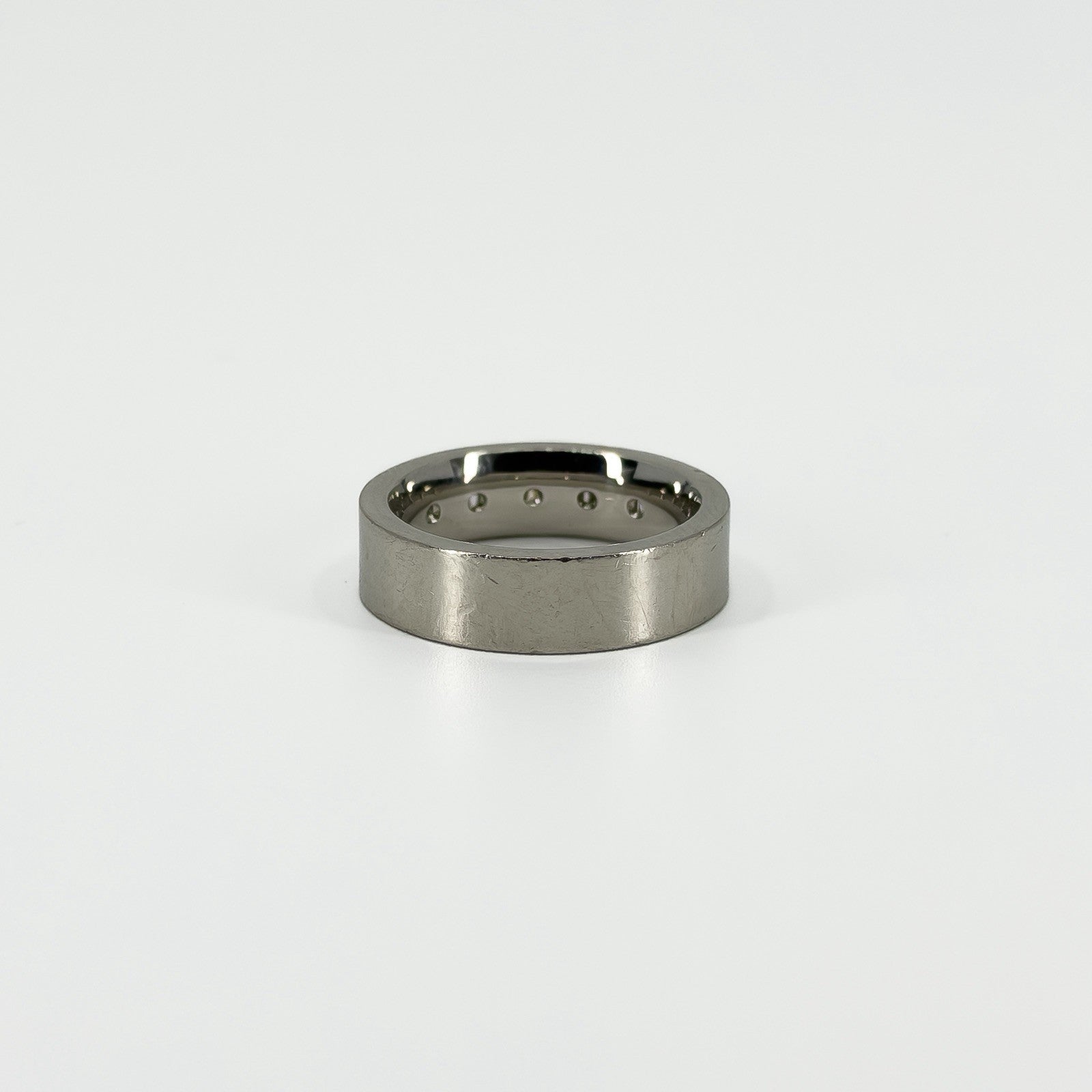 Chunky Platinum 0.90ct Diamond Baguette Cut Band / Ring 950 Size P UNISEX