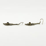 Sterling Silver Orante Dangly Earrings 925