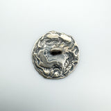 Set of 6 Art Nouveau Buttons in Sterling Silver 925 (Birm 1901) Antique by CF FS