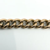 Antique 9ct Rose Gold 17.” Albert Chain Necklace Double Dog Clip T-Bar Charm 375