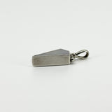Chunky Vintage Double Sided Blue Agate & MOP Fob Pendant 925 by DSW
