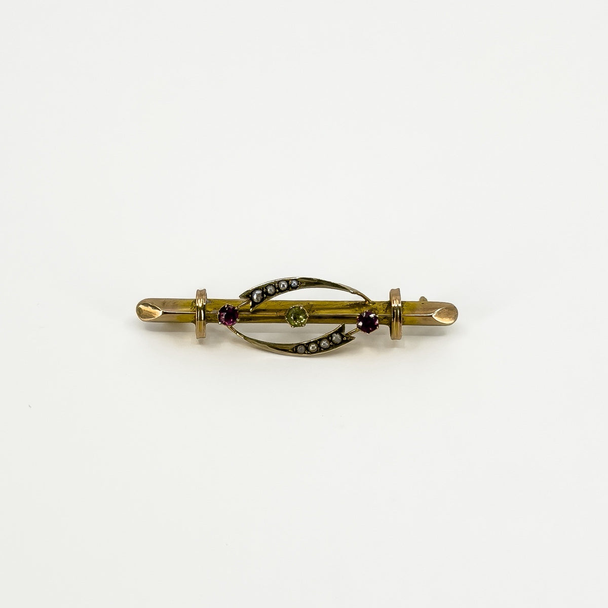 Antique 9ct Gold Suffragette Bar Brooch 375 (Birm 1910)