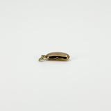 Tiny Antique 9ct Gold Rose Gold Lucky Bean Pendant / Charm 375