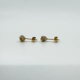 Small 14ct Gold Lovers Knot Stud Earrings 375