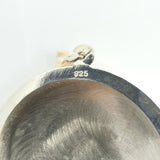 Vintage Sterling Silver Large Chunky Round Photo Locket 925 (1994)