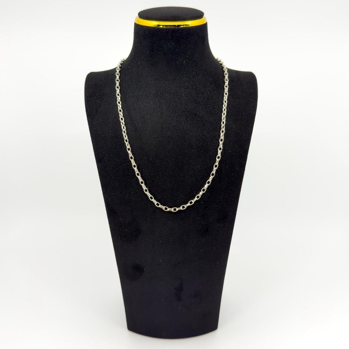 Vintage Sterling Silver 20” Belcher Links Chain / Necklace 925