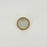 Vintage 18ct Gold Floral Leaf Engraved Full Band / Ring 750 Size N - O (1967)