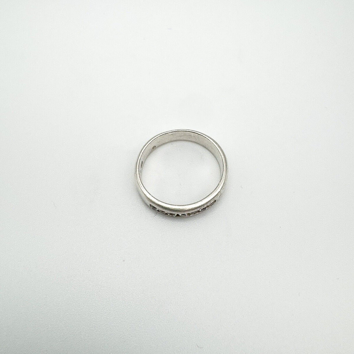 Kit Heath CZ Half Hoop Band in Sterling Silver 925 Wedding Eternity Stacking O P