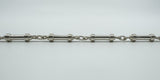 Chunky Sterling Silver Tubular Barrel Links 18" Chain & Toggle T-Bar 925 55g