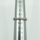 14ct White Gold 0.35ct Diamond Band / Ring 585 Size L Wedding Eternity