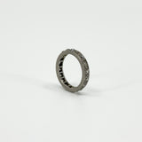 Antique Platinum Old Cut Diamond Full Eternity Band / Ring 950 Size J