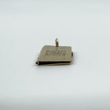 Vintage 9ct Gold Travel Passport Pendant/ Charm 375 Articulated