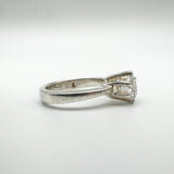 0.50ct CZ Solitaire Ring in Sterling Silver 925 Engagement Stacking Size I - J