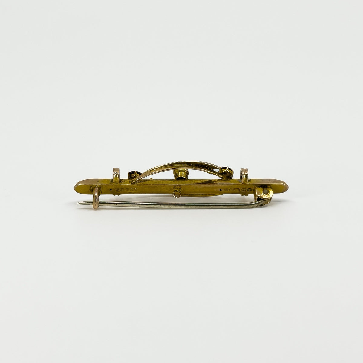 Antique 9ct Gold Suffragette Bar Brooch 375 (Birm 1910)