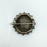 Antique Victorian Sterling Silver Scottish Thistle Brooch 925 (Birmingham 1876)