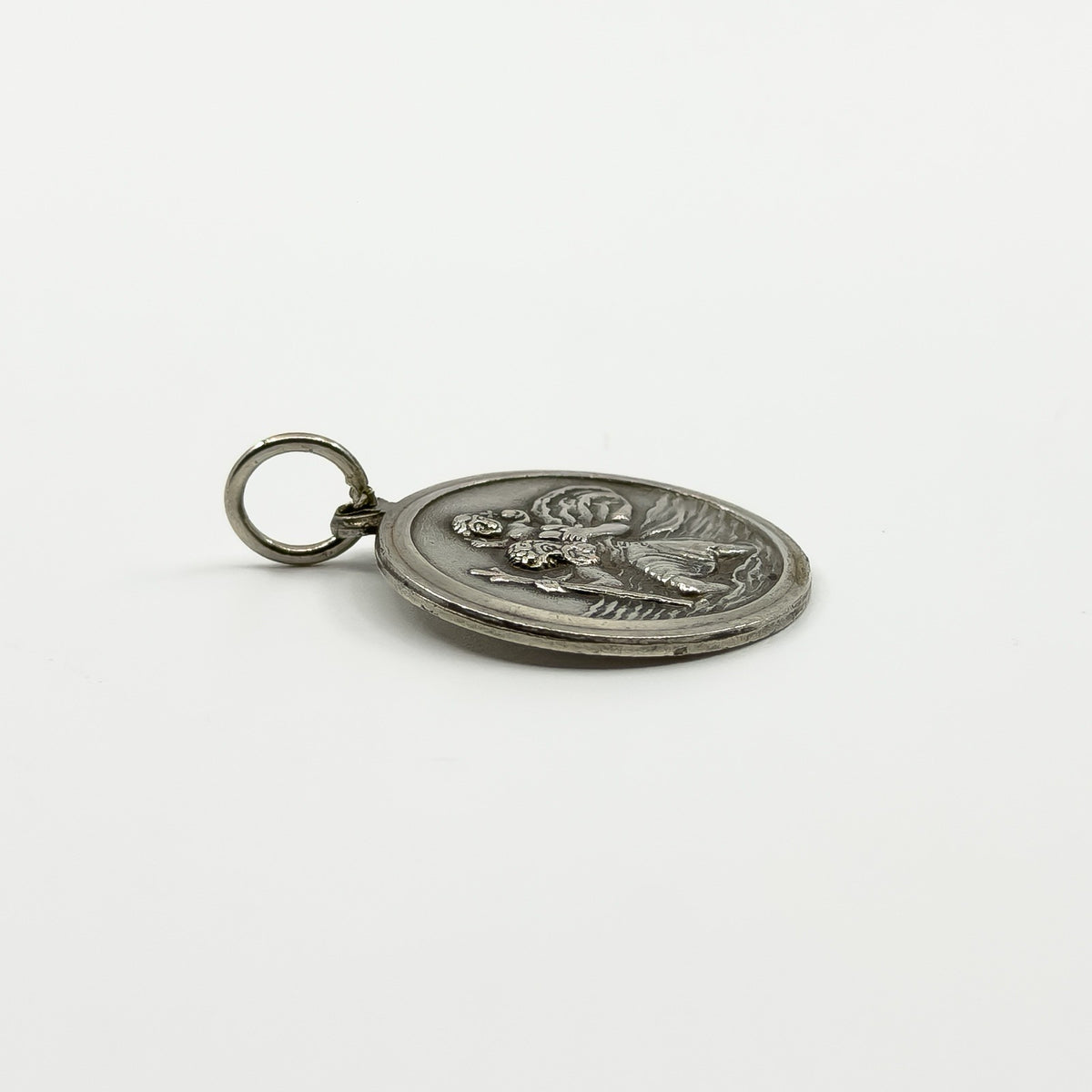 Vintage Sterling Silver St. Christopher Pendant 925 by Georg Jensen