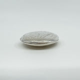 Vintage Oval Foliate Engraved Locket in Sterling Silver 925 (1993)