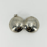Vintage Sterling Silver Large Chunky Round Photo Locket 925