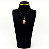 Large Chunky Vintage 9ct Gold Articulated Clown CZ Pendant 375 (1996)