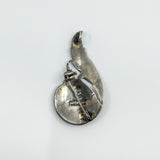 Vintage Siam Red Enamel Brooch in Sterling Silver 925 Goddess of Lightening