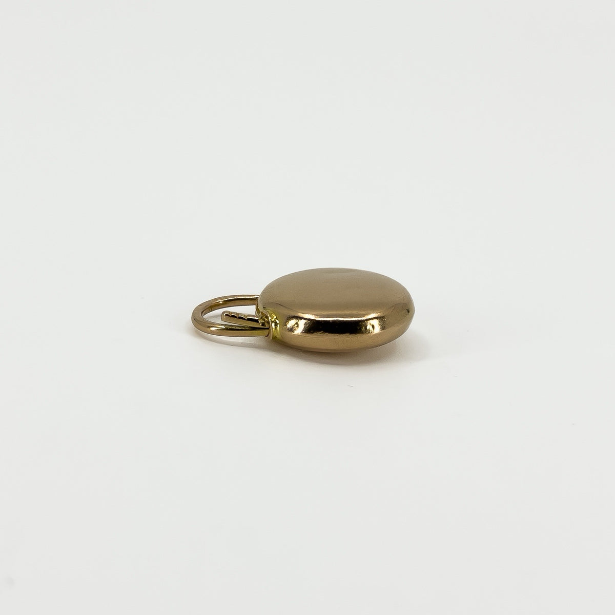 Antique 9ct Rose Gold Padlock Pendant / Charm 375 (Chester 1909)