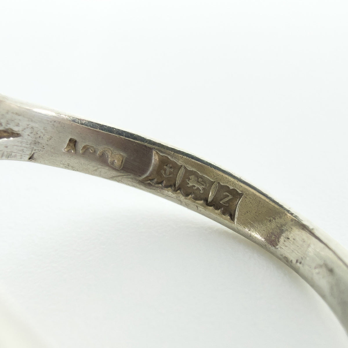 Large Vintage Sterling Silver Engraved Secret Locket Ring 925 Size L (Birm 1974)