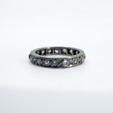 Antique Platinum Old Cut Diamond Full Eternity Band / Ring 950 Size J
