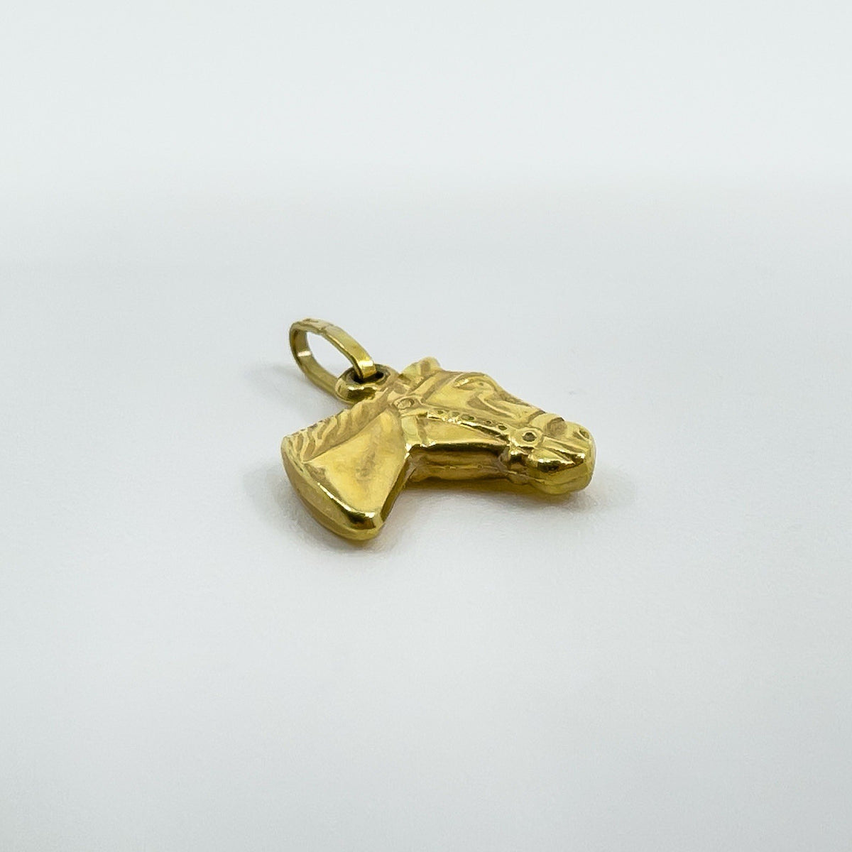 Vintage 9ct Gold Horse Head Pendant / Charm
