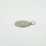 Vintage Sterling Silver St. Christopher Protect US Pendant / Charm 925