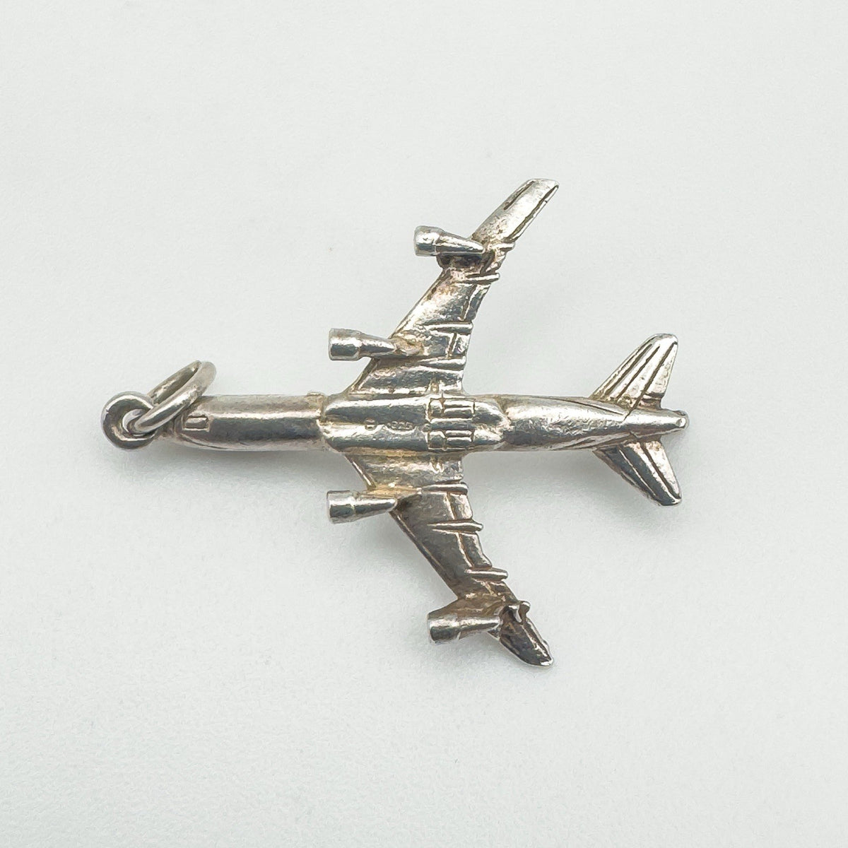 Vintage 747 Aircraft Aeroplane Pendant Sterling Silver 925 Aviation Jumbo Jet
