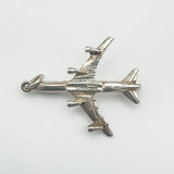 Vintage 747 Aircraft Aeroplane Pendant Sterling Silver 925 Aviation Jumbo Jet