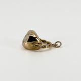 Vintage 9ct Rose Gold Double 3 Sided Spinning Engraved Fob 375 (Birm 1995)