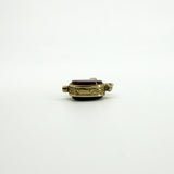 Vintage 9ct Gold Double Sided Black Onyx & Carnelian Fob 375